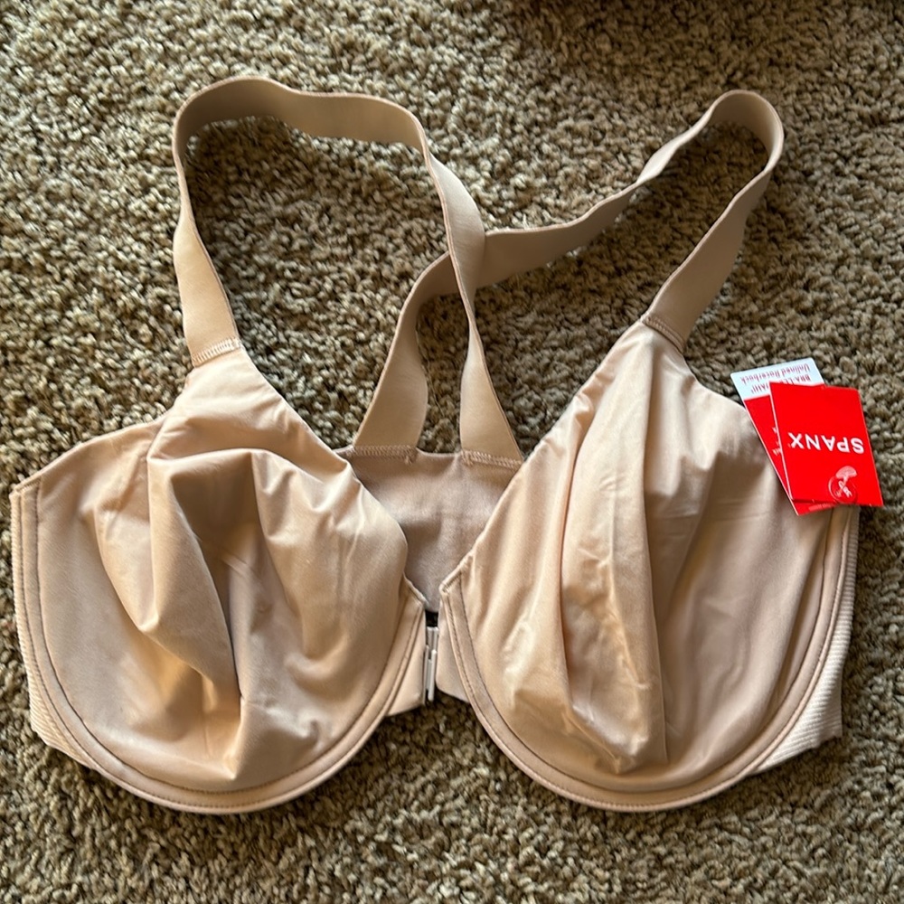 Spanx unlined racerback bra 38D